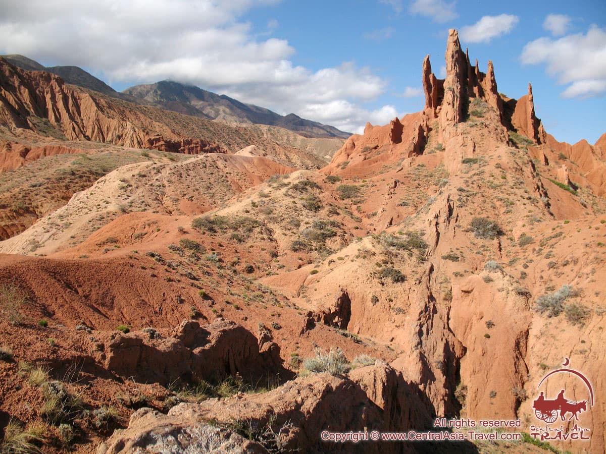 BARSKAUN waterfall + SKAZKA gorge, Jety-Oguz + church and mosque in Karakol + Hot Spring 5