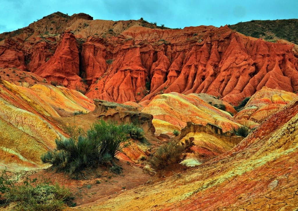 BARSKAUN waterfall + SKAZKA gorge, Jety-Oguz + church and mosque in Karakol + Hot Spring 6